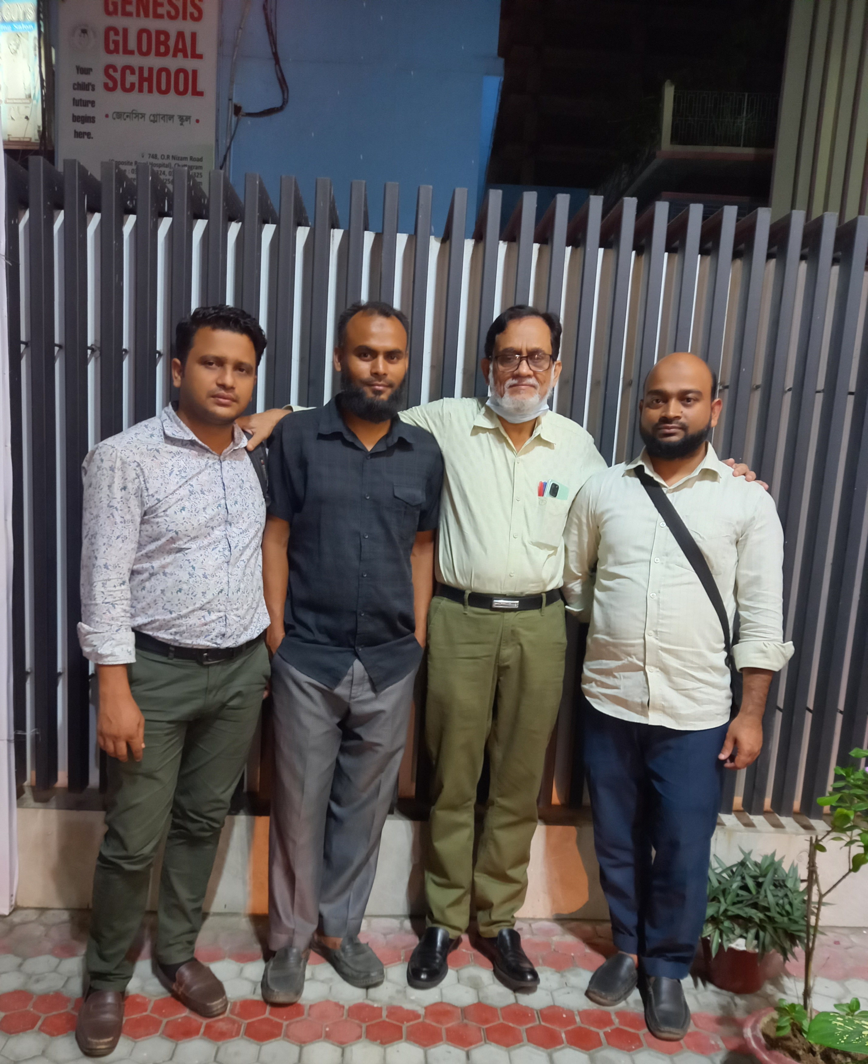 An evening in Chattogram with colleagues and a respected mentor